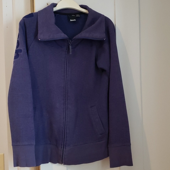 Bench zip sweater. Women's Large Lg Blue - Picture 7 of 7